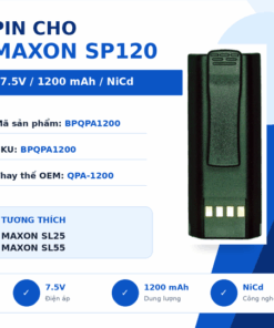 Pin bộ đàm Maxon SP120 BPQPA1200