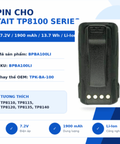 Pin bộ đàm Tait TP8100