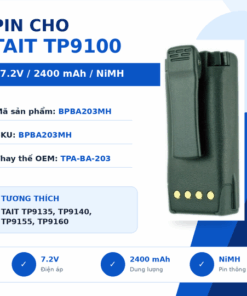 Pin bộ đàm Tait TP9100 BPBA203MH