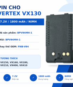 Pin bộ đàm Vertex VX130 BPV94MH-1