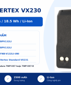 Pin bộ đàm Vertex VX230 BPV132LI